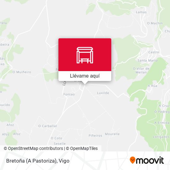 Mapa Bretoña (A Pastoriza)