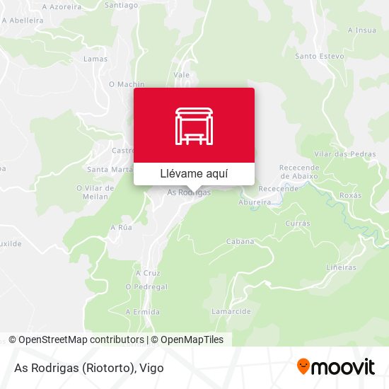 Mapa As Rodrigas (Riotorto)