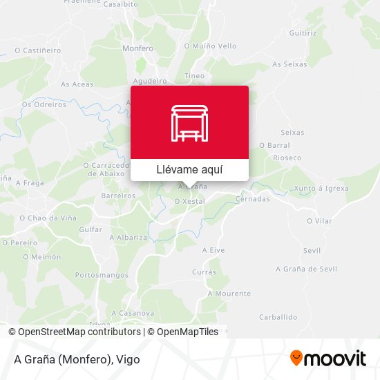Mapa A Graña (Monfero)