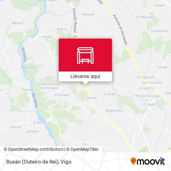 Mapa Buxán (Outeiro de Rei)