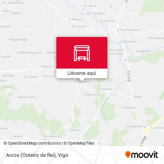Mapa Arcos (Outeiro de Rei)