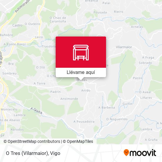 Mapa O Tres (Vilarmaior)