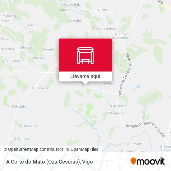 Mapa A Corte do Mato (Oza-Cesuras)