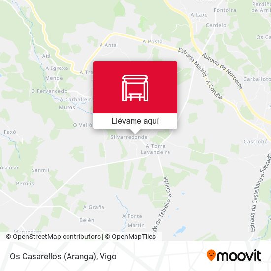 Mapa Os Casarellos (Aranga)
