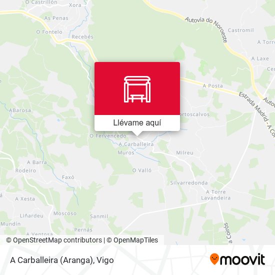 Mapa A Carballeira (Aranga)