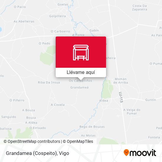 Mapa Grandamea (Cospeito)