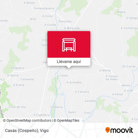 Mapa Casás (Cospeito)