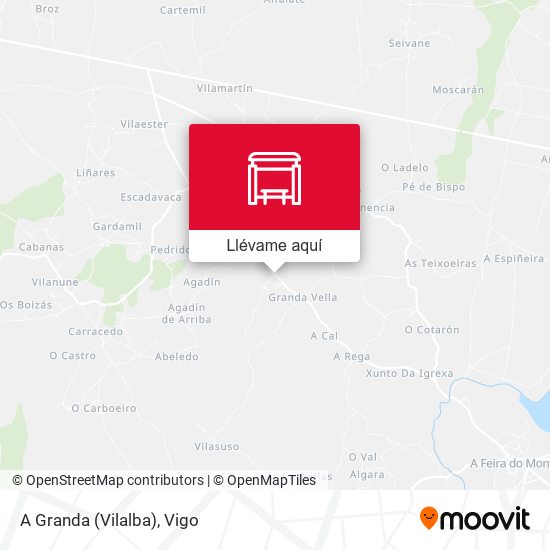 Mapa A Granda (Vilalba)