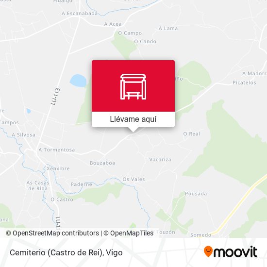 Mapa Cemiterio (Castro de Rei)