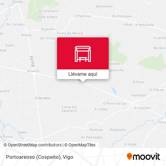 Mapa Portoareoso (Cospeito)
