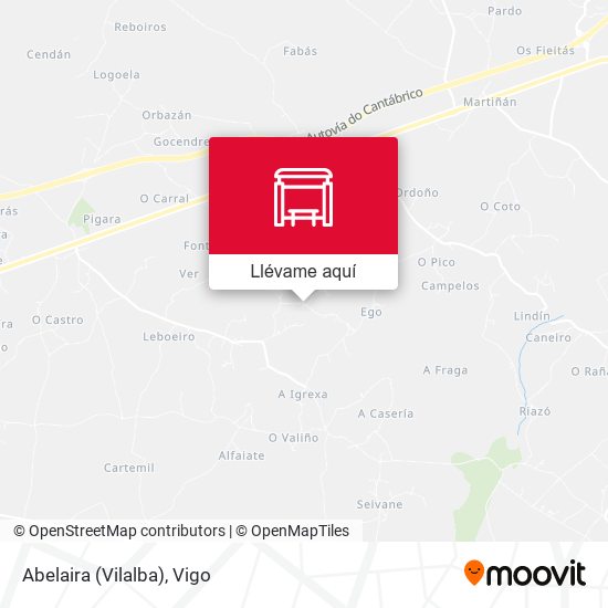 Mapa Abelaira (Vilalba)