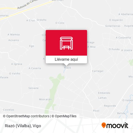 Mapa Riazó (Vilalba)