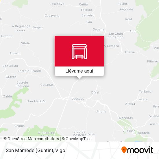 Mapa San Mamede (Guntín)