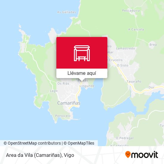 Mapa Area da Vila (Camariñas)