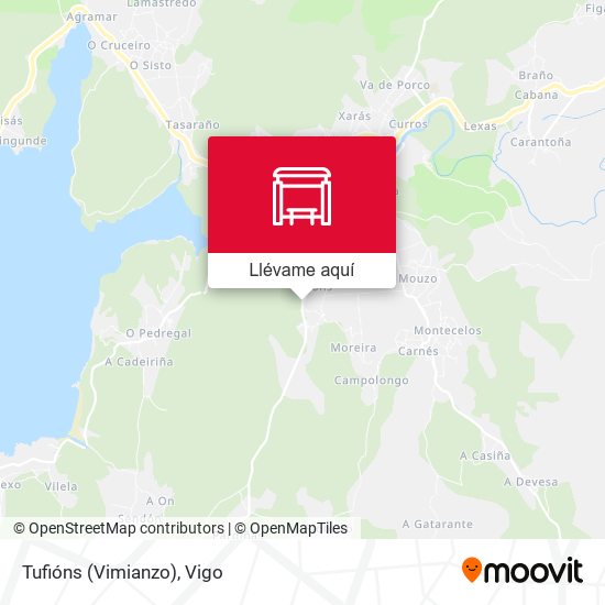 Mapa Tufións (Vimianzo)