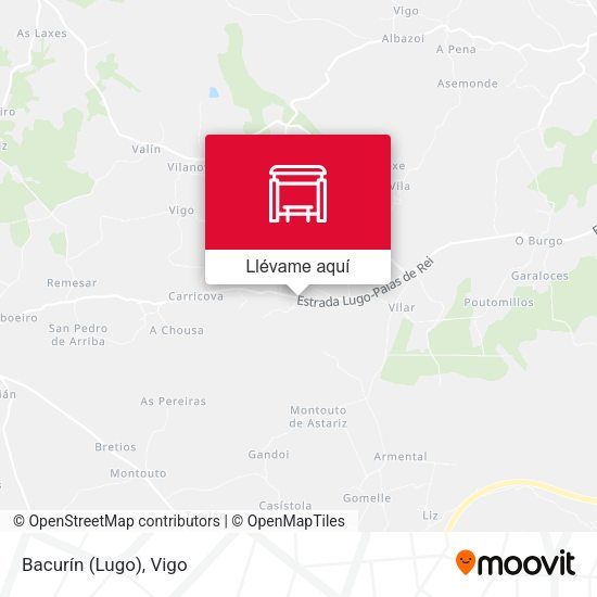 Mapa Bacurín (Lugo)