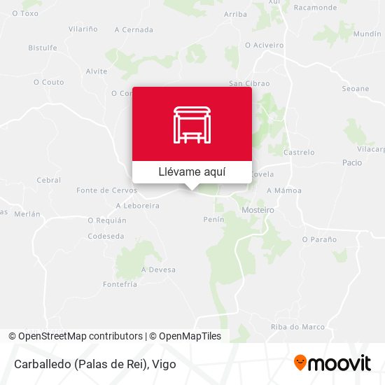 Mapa Carballedo (Palas de Rei)