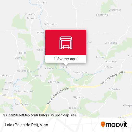 Mapa Laia (Palas de Rei)
