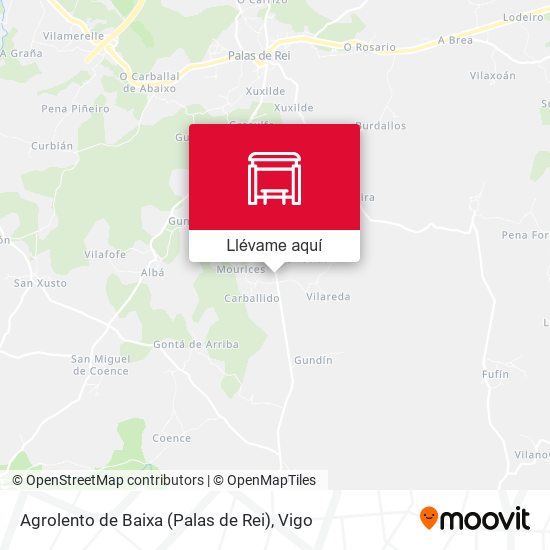 Mapa Agrolento de Baixa (Palas de Rei)