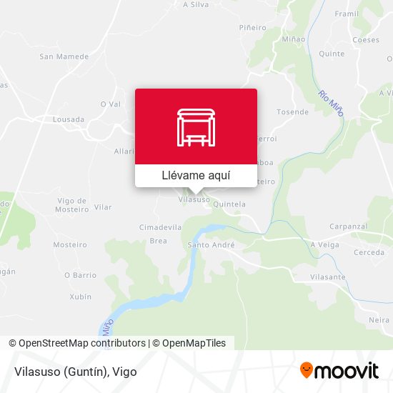 Mapa Vilasuso (Guntín)
