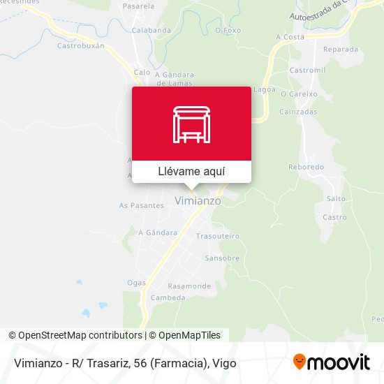 Mapa Vimianzo - R/ Trasariz, 56 (Farmacia)