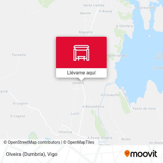 Mapa Olveira (Dumbría)