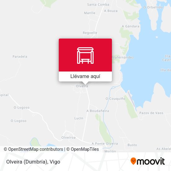 Mapa Olveira (Dumbría)
