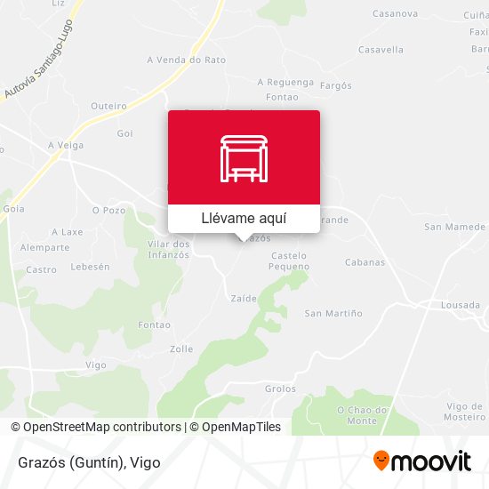 Mapa Grazós (Guntín)