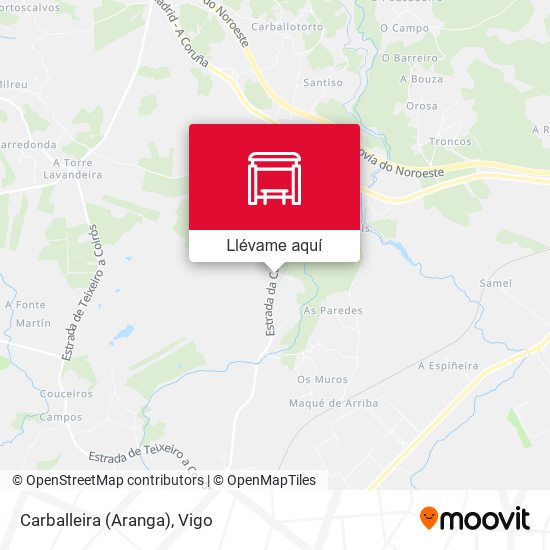 Mapa Carballeira (Aranga)