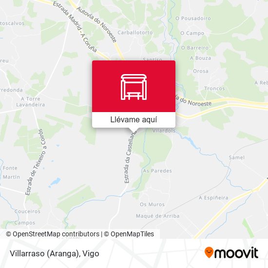 Mapa Villarraso (Aranga)