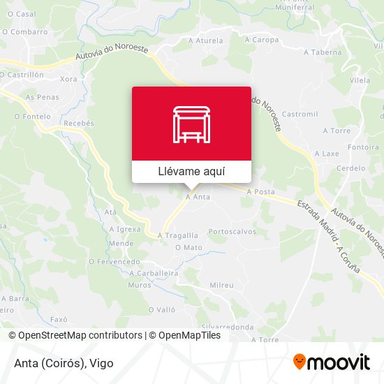 Mapa Anta (Coirós)