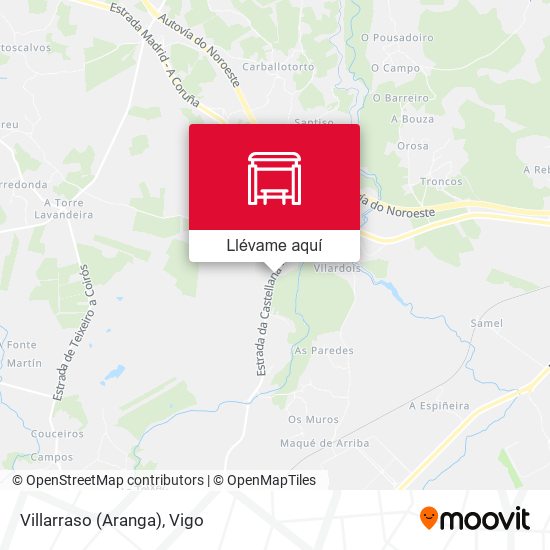 Mapa Villarraso (Aranga)