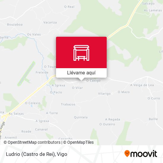 Mapa Ludrio (Castro de Rei)