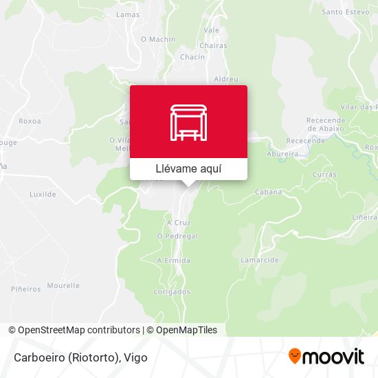 Mapa Carboeiro (Riotorto)