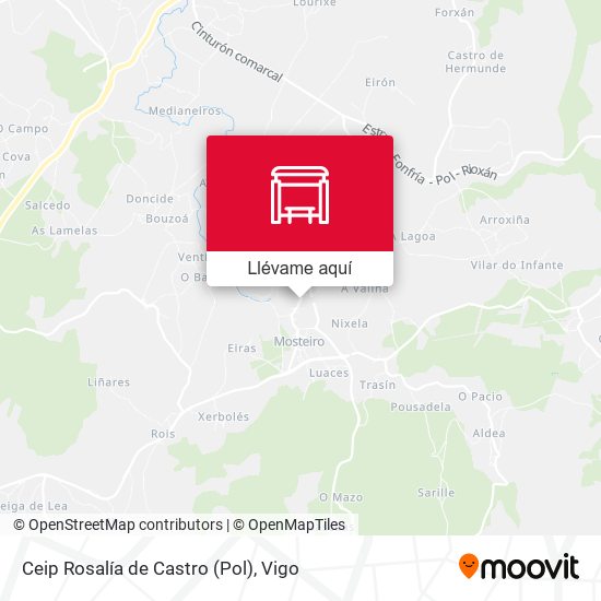 Mapa Ceip Rosalía de Castro (Pol)