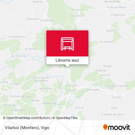 Mapa Vilarboi (Monfero)