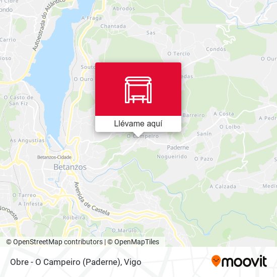 Mapa Obre - O Campeiro (Paderne)
