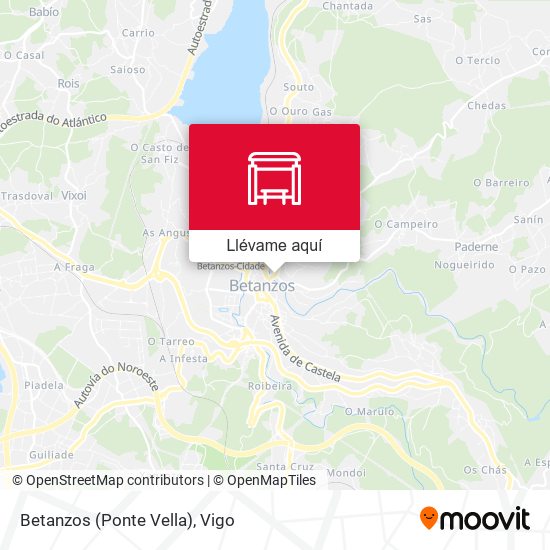 Mapa Betanzos (Ponte Vella)