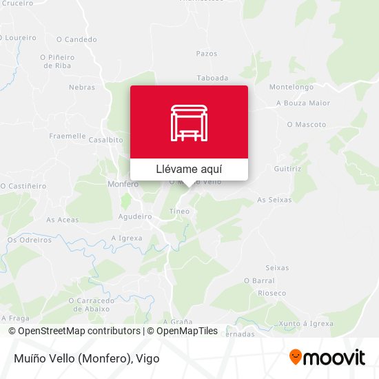 Mapa Muíño Vello (Monfero)