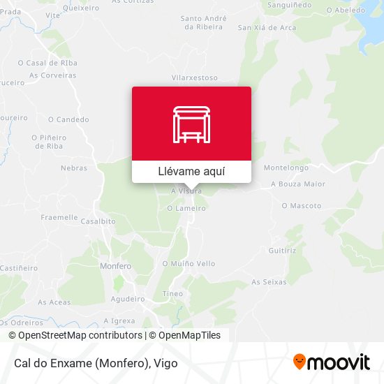 Mapa Cal do Enxame (Monfero)