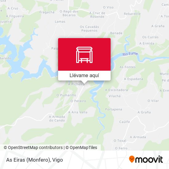 Mapa As Eiras (Monfero)