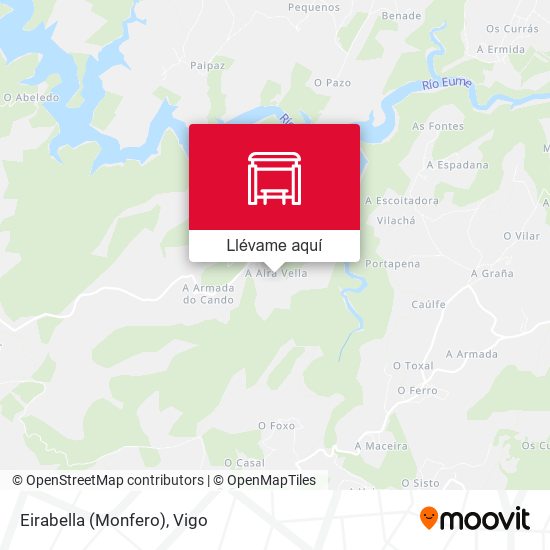 Mapa Eirabella (Monfero)