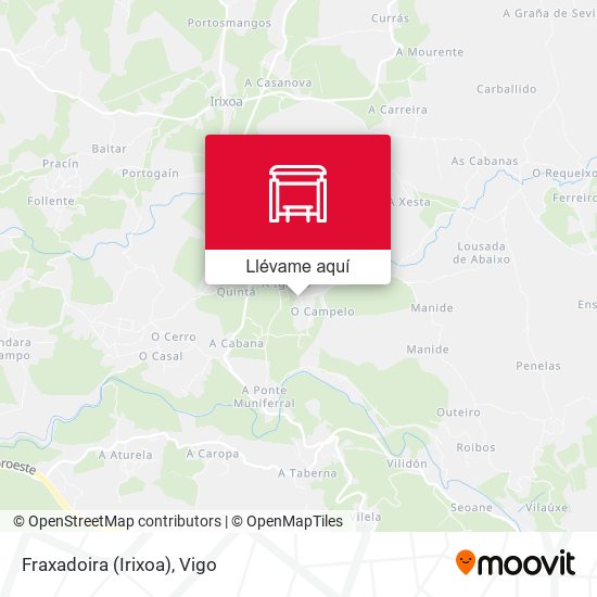 Mapa Fraxadoira (Irixoa)