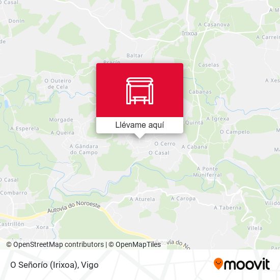 Mapa O Señorío (Irixoa)