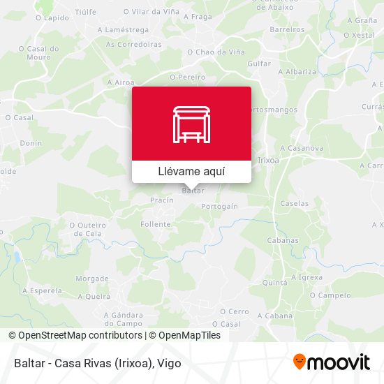 Mapa Baltar - Casa Rivas (Irixoa)