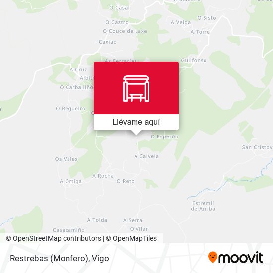 Mapa Restrebas (Monfero)