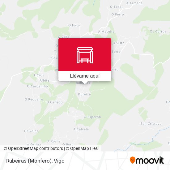 Mapa Rubeiras (Monfero)