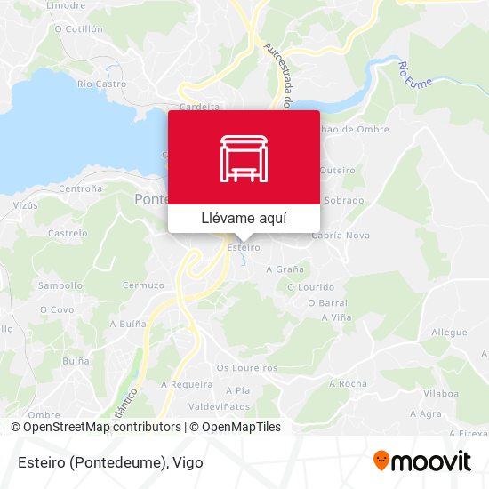 Mapa Esteiro (Pontedeume)