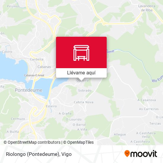 Mapa Riolongo (Pontedeume)