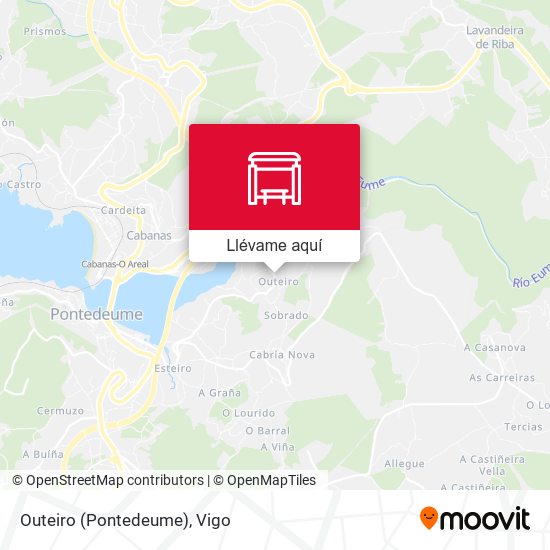 Mapa Outeiro (Pontedeume)